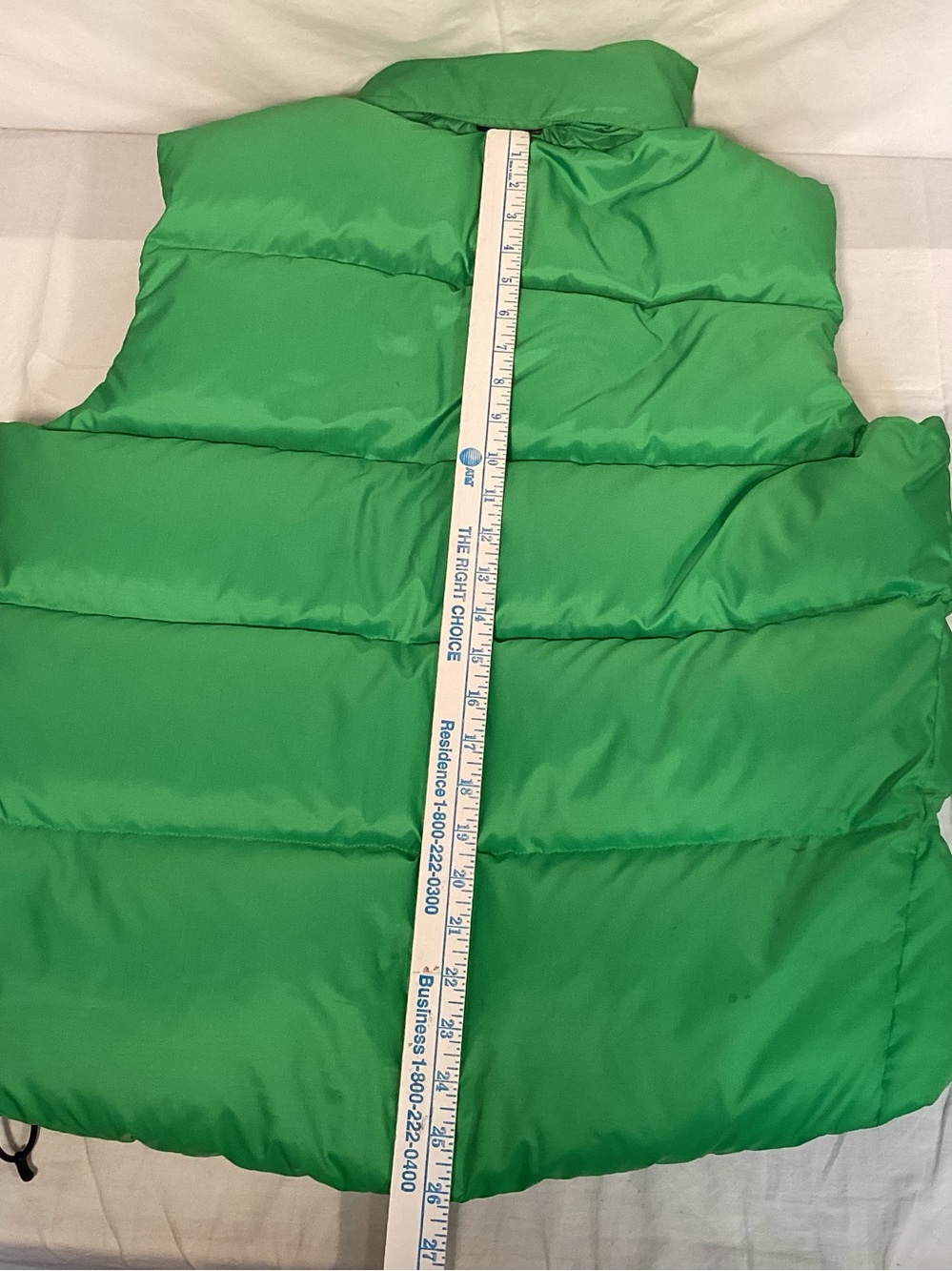 Ralph Lauren RLX Bright Green Quilted Puffer Down Vest Men’s Large - Picture 13 of 13
